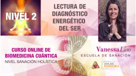 CURSO ONLINE BIOMEDICINA CUÁNTICA, N2: Lectura de diagnóstico energético del ser
