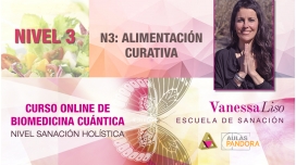 29 y 30 Junio 2019 ( en Directo ) - CURSO ONLINE BIOMEDICINA CUÁNTICA, N3: Alimentación Curativa - Vanessa Liso