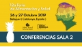 SALA 2 Conferencias - 12a FERIA DE ALIMENTACIÓN Y SALUD