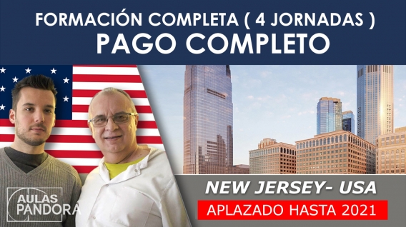 PAGO COMPLETO - Aplazado hasta 2021 ( New Jersey, EEUU) - Formación completa ( 4 Jornadas ), LA NUEVA TERAPIA LNT®