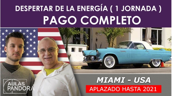 PAGO COMPLETO - Aplazado hasta 2021 ( Miami, EEUU) - El Despertar de la Energía ( 1 Jornada ), LA NUEVA TERAPIA LNT®