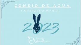 CALENDARIO ASTROLÓGICO AVANZADO 2023 - Conejo de Agua ( por Ana Romero )